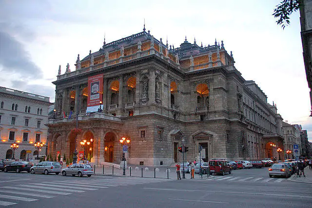 Hungarian State Opera House in Budapes